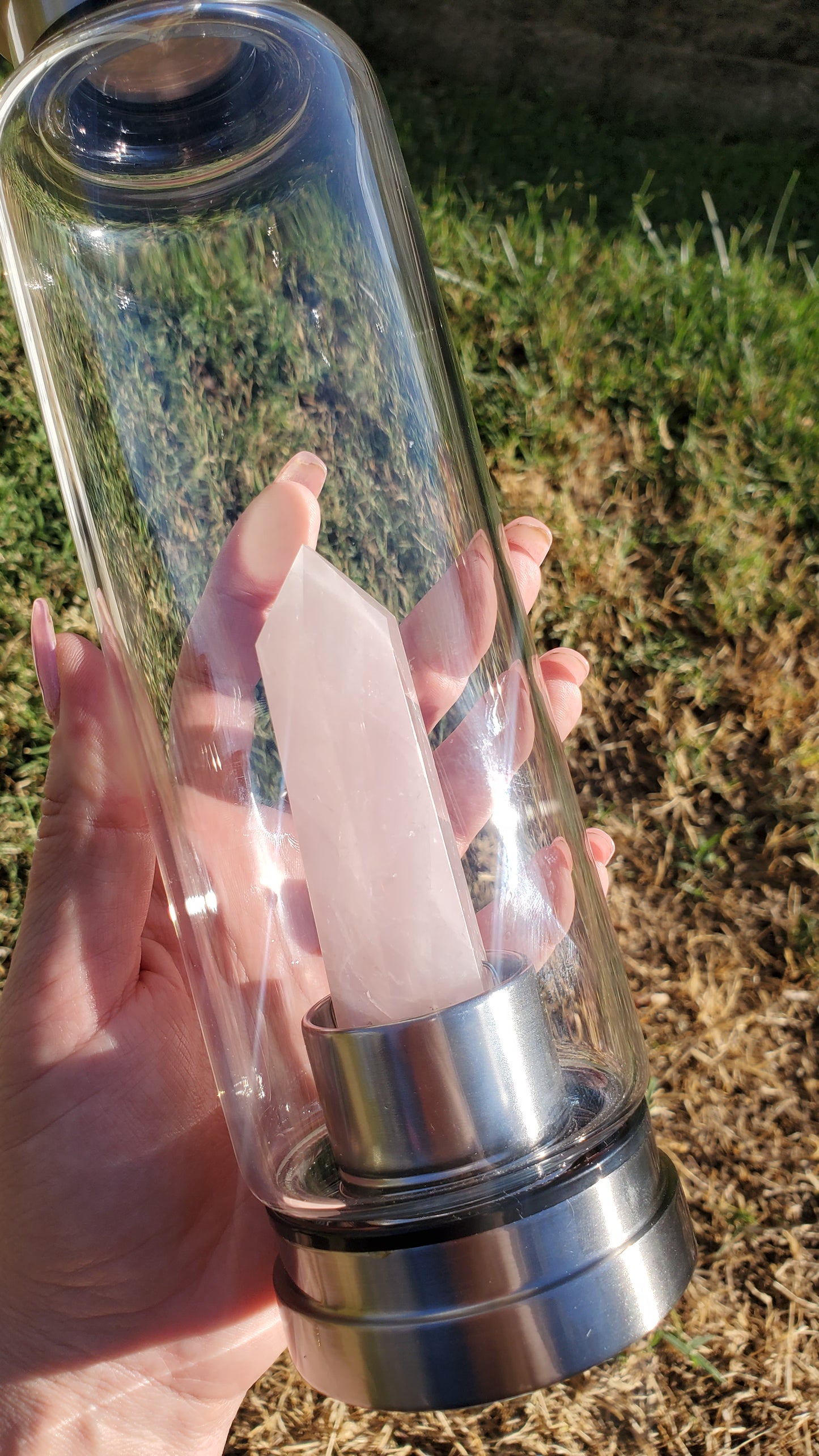 Amethyst - Crystal Water Bottle