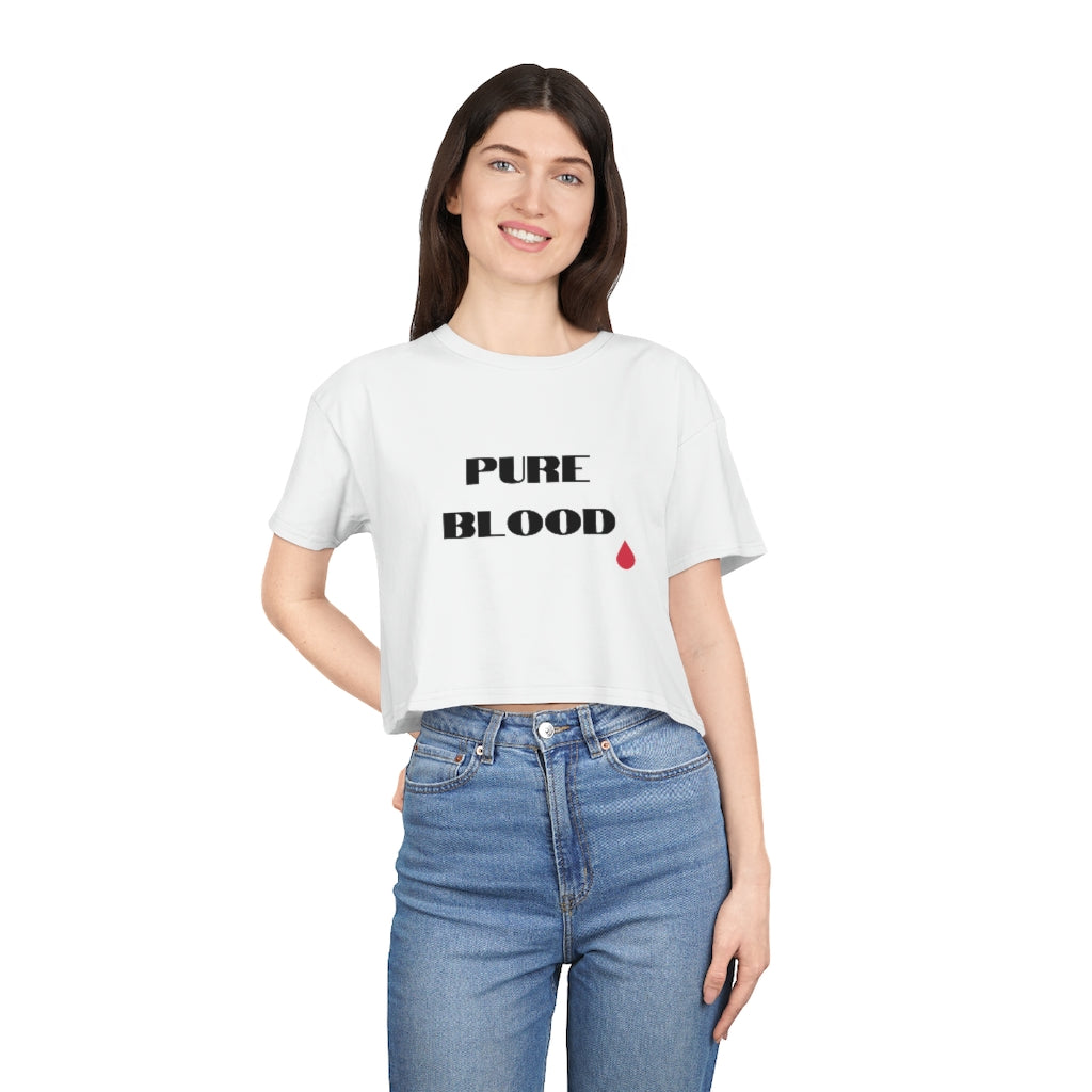 Pure Blood - Women's Crop Tee