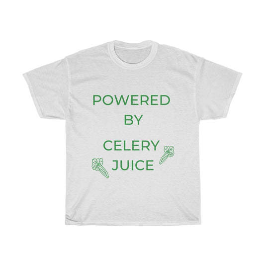 POWERED BY CELERY JUICE T-SHIRT- UNISEX