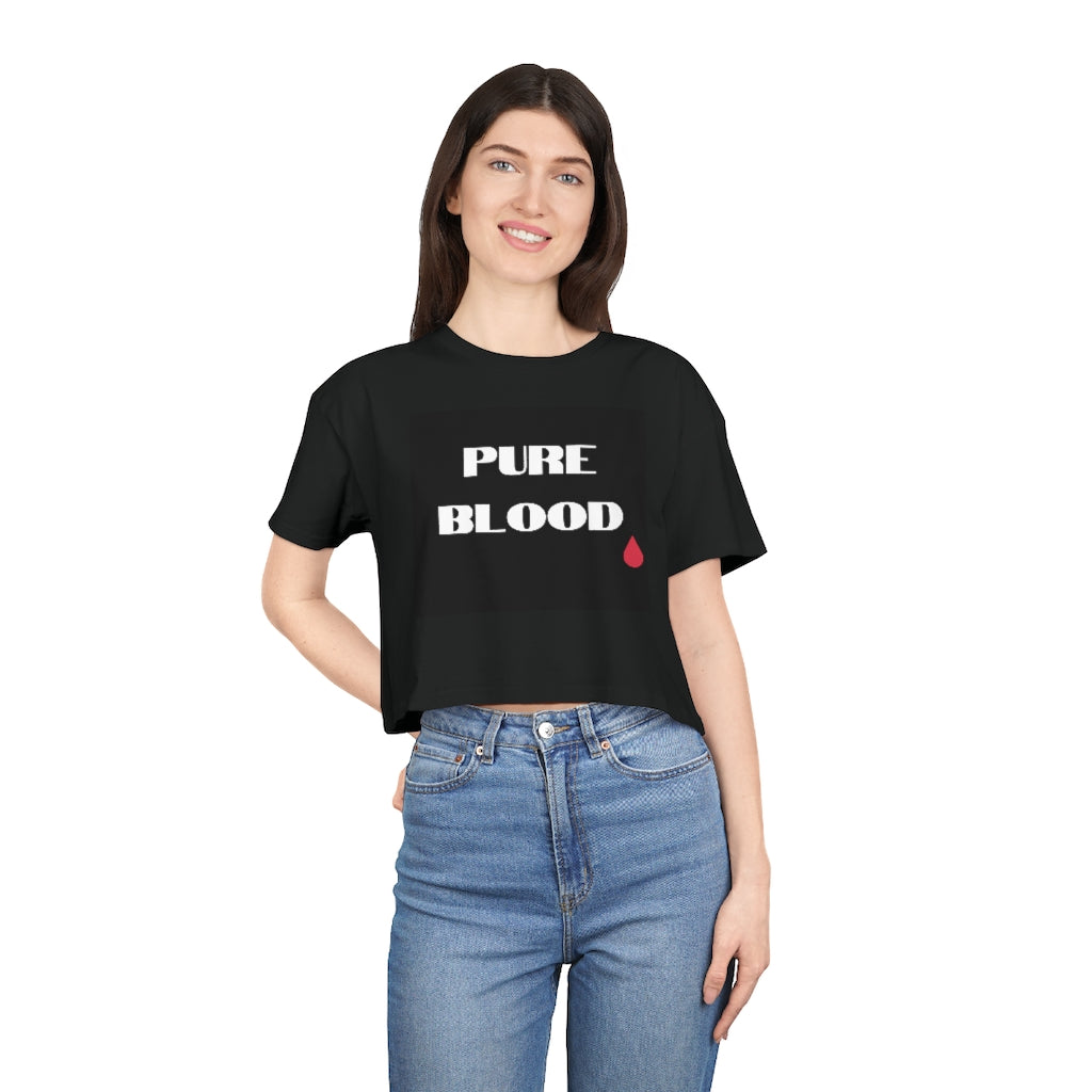 Pure Blood - Women's Crop Tee