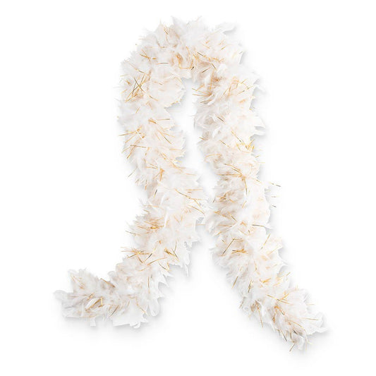 Weddingstar Inc. - Sparkly Bachelorette Feather Boa - White